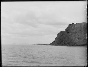 The Bluff from the sea, Napier