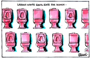 Evans, Malcolm Paul, 1945- :Labour wants equal seats for women. 5 July 2013