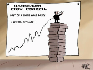 Hawkey, Allan Charles, 1941- :HCC living wage policy. 5 July 2013
