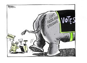 Hubbard, James, 1949- :Govt Auckland Spending. Votes. 1 July 2013