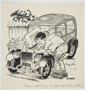 Lonsdale, Neil, 1907-1989 :[Home car maintenance. ca 1973]