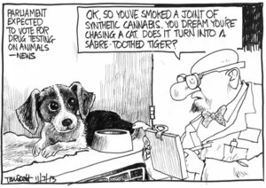 Scott, Thomas, 1947- :Parliament expected to vote for drug testing on animals - News. 11 July 2013