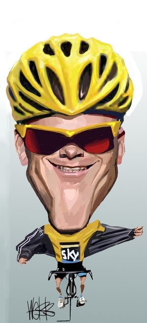 Webb, Murray, 1947- :[Chris Froome]. 9 July 2013