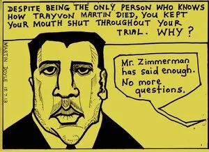 Doyle, Martin, 1956- :Zimmerman's silence. 15 July 2013