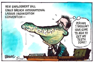 Evans, Malcolm Paul, 1945- :Employment Bill Breaches ILO Convention. 21 July 2013