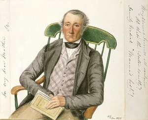 Greenwood, Sarah 1809-1889 :Portrait of my dear husband John Danforth Greenwood. Dec 1852.