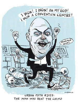 Murdoch, Sharon Gay, 1960- :"I won! I won! Oh my god! I won a convention centre!" 20 July 2013