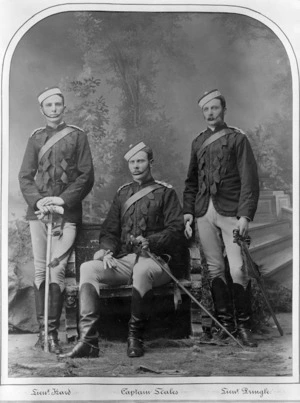 Three soldiers of the Heretaunga Light Horse