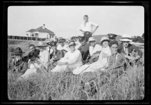 Group of people at St Heliers, Auckland
