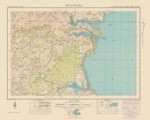 Waiwera [electronic resource] / [drawn by] A.J. Stewart; compiled from official surveys, aerial photographs and marine charts.