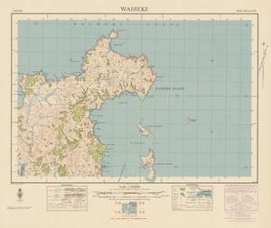 Waiheke [electronic resource] / M. Pirrit April 1943 ; compiled from official surveys, aerial photographs and marine charts.