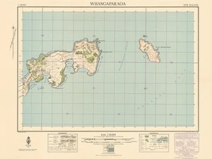 Whangaparaoa [electronic resource] / [drawn by] C.R. Lane; compiled from official surveys, aerial photographs and marine charts.