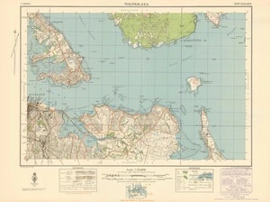 Waitemata [electronic resource] / [drawn by] E.T. Healy & A.J. Reid ; compiled from official surveys, aerial photographs and marine charts.