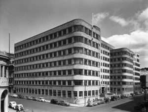 Mair, John Thomas, 1876-1959 (Architect) : Government Departmental building on Stout Street, Wellington