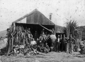 Flax workers