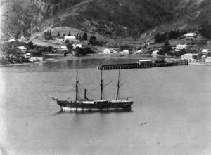 The ship Prince of Wales in Picton Harbour