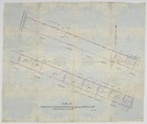 [Creator unknown] :Plan of subdivision of Himatangi No.1 Block ; Te Kawau & Mt. Robinson S.D. [ms map]. [n.d.]