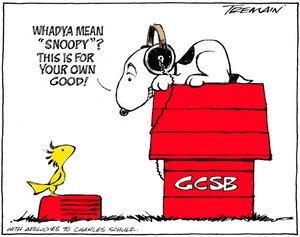 Tremain, Garrick, 1941- :Snoopy. 27 August 2013