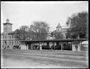 Tram shelter, Cathedral Square, Christchurch