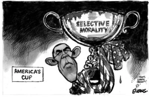 Evans, Malcolm Paul, 1945- :Selective morality. 27 August 2013