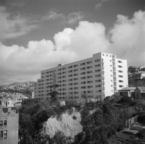 Newly completed Dixon Street Flats, Wellington