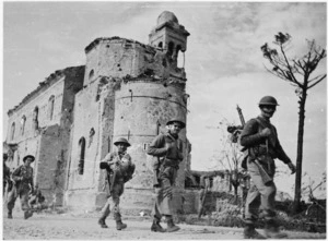 Greek soldiers, Rimini area, Italy, during World War 2