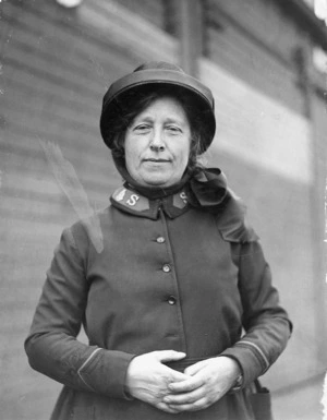Raine, William Hall, 1892-1955 (Photographer) : Annie Smyth in Salvation Army uniform