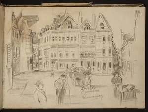 O'Grady, James, 1882?-1956 :Place de Commerce Valenciennes [1918-1919]