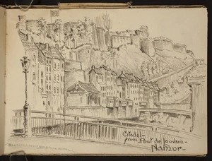 O'Grady, James, 1882?-1956 :Citadel - from Pont de Louvain, Namur [1918-1919]