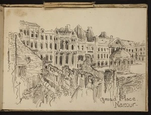 O'Grady, James, 1882?-1956 :Grand Place, Namur [1919?]