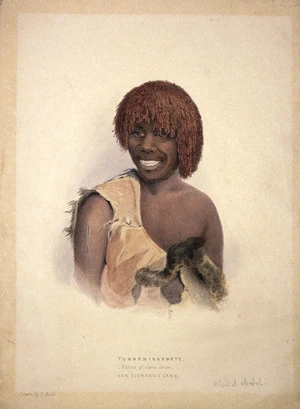 Bock, Thomas 1790-1855 :Tunnaminawate, native of Cape Grim, Van Diemen's Land. [between 1835 & 1842]