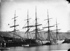 Sailing ship Zealandia berthed at Port Chalmers