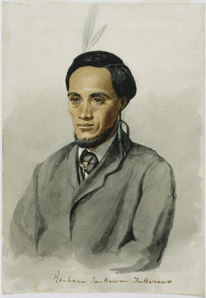 [Johnston, John Tremenhere] fl 1860s :Reihana Taukawau Tukarawa [1863 or 1864]