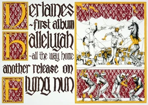 [Stone, Charles], fl 1985 :Verlaines. First album. "Hallelujah" - all the way home. Another release on Flying Nun. [1985].