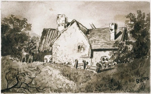 Hodgkins, Isabel Jane, 1867-1950 :[Stone house] [18]82.