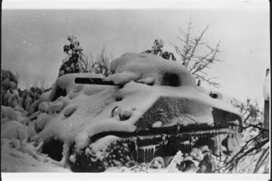 New Year's Day snow, Castelfrentano, Italy, during World War 2