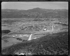 Part 2 of a 2 part panorama overlooking Lower Hutt