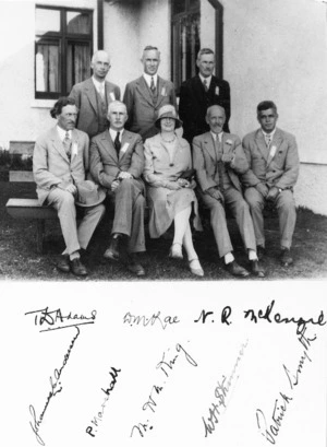 Group including Johannes Carl Andersen