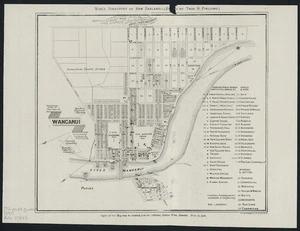 Plan of the town of Wanganui / G.F. Allen, surv. ; D. Henderson litho.