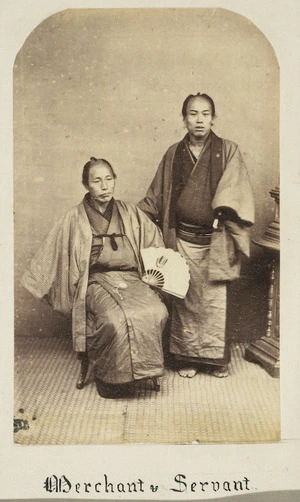 Merchant and servant, Japan