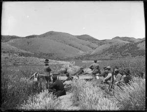 Military training camp for soldiers going to the South African War, location unknown