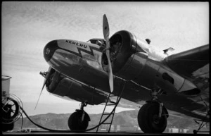 Lockheed Electra aeroplane Kereru, Rongotai Aerodrome, Wellington