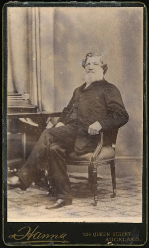 Hanna, John Robert, fl 1883-1892 (Photographer) : Portrait of W G Hingston