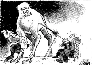 Evans, Malcolm 1947- :[Pulling the camel through the Eye of the Needle], New Zealand Herald, 24 July 2000.