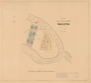 Plan of part of the town of Balclutha [electronic resource] / Robt. Grigor, assist. surveyor ; J. Douglas delt.