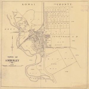Town of Amberley [electronic resource] / E.P. 20.7.39, revised Oct. 1949.