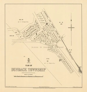 Plan of Dunback township [electronic resource] / drawn by H. McCardell, August 1893 ; A. Barron, superintending surveyor.