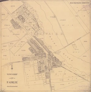 Township of Fairlie [electronic resource] / E.P. 1/9/39.