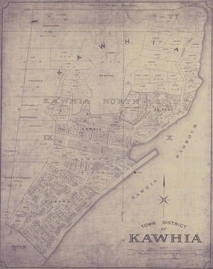Town district of Kawhia [electronic resource] / H.W. Rickard, delt. 1925.