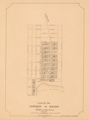 Plan of the township of Kinloch [electronic resource] / A.D. Wilson, district surveyor.